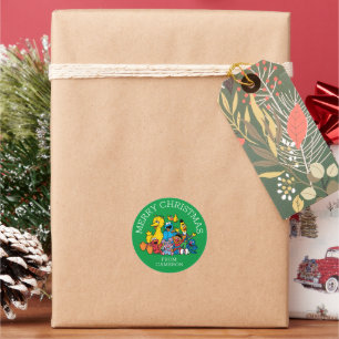 Sweet Sesame Street Merry Christmas Gift Tag