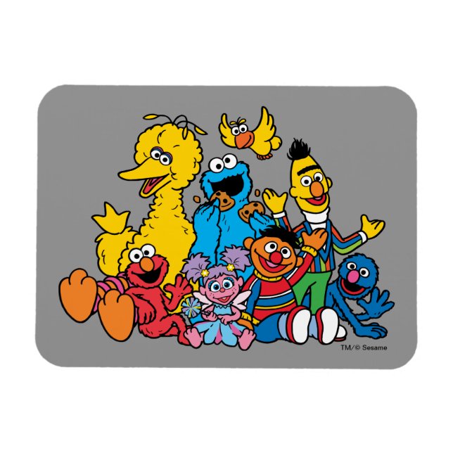 Sweet Sesame Street Pals Magnet (Horizontal)