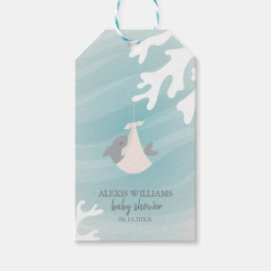 Sweet Shark Baby Gift Tags