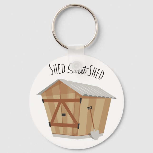 Sweet Shed Key Ring (Front)