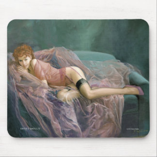 "SWEET SHELLY" Pinup girl mouse pad