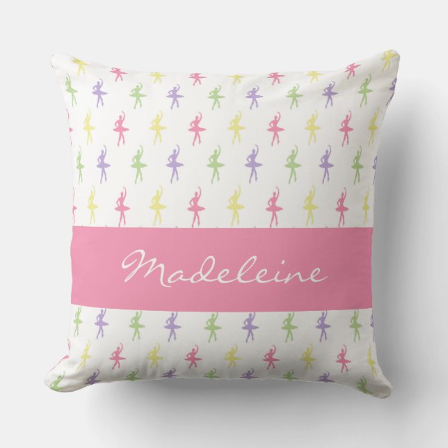 Sweet Shop Ballerina Personalised Cushion (Front)