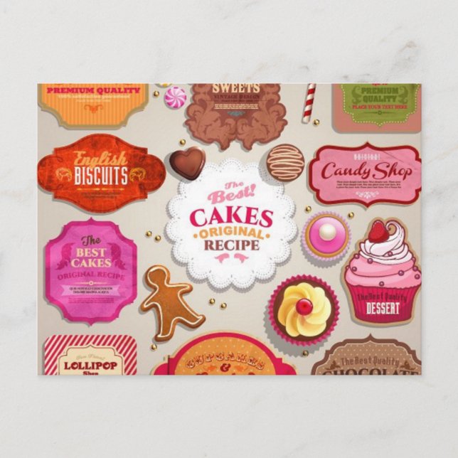 Sweet Shop Postcards (Front)