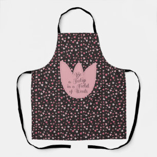 Sweet Simple Pink Tulip Pattern - All direction Apron