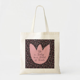 Sweet Simple Pink Tulip Pattern - All direction Tote Bag