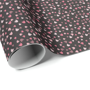Sweet Simple Pink Tulip Pattern - All direction Wrapping Paper