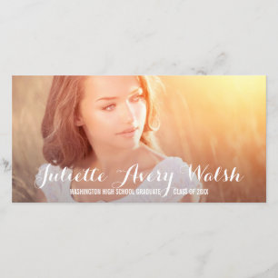 Sweet Simplicity Graduation Announcement