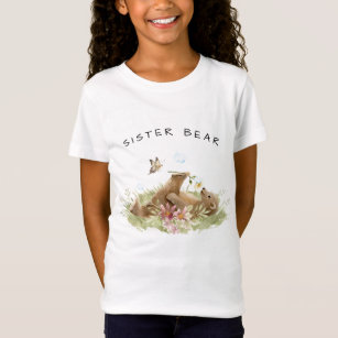 *~* Sweet Sister Bear  Smelling  Flower Grass T-Shirt