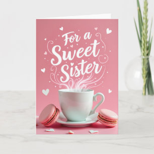 Sweet Sister Macaron Card