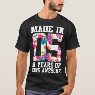 Sweet Siteen Birthday Gift for teenager Girls Made T-Shirt