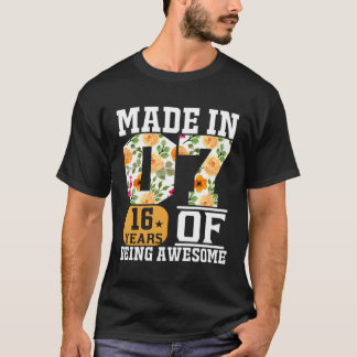 Sweet Sixn For Nager Made In 2007 T-Shirt