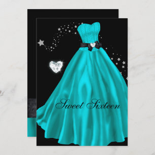 SWEET SIXTEEN 16th Birthday Party Invitation
