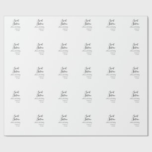 Sweet sixteen birthday brunch 16th birthday name d wrapping paper