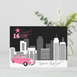Sweet Sixteen Birthday Party Invitation