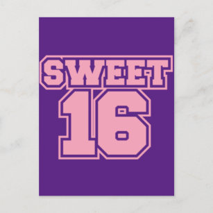 Sweet sixteen birthday Postcard