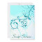Sweet Sixteen Blue Swirls 16th Party Invitations