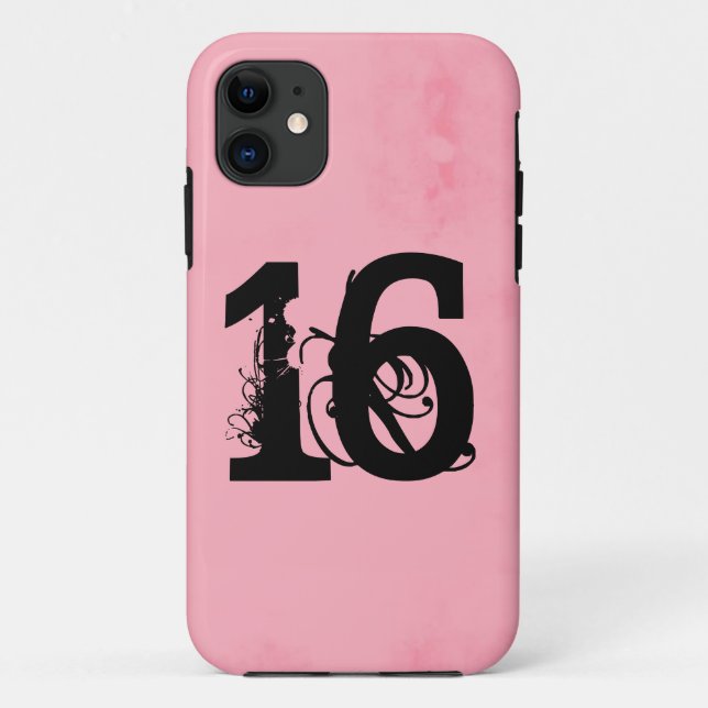 Sweet Sixteen Case-Mate iPhone Case (Back)