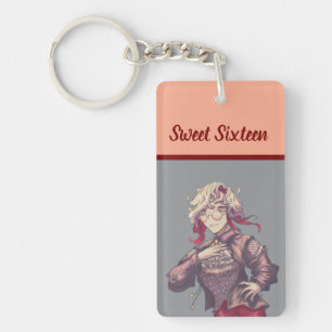 Sweet sixteen, Citrine anime Key Ring