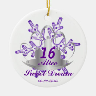 Sweet Sixteen Dream-Customise Ceramic Ornament