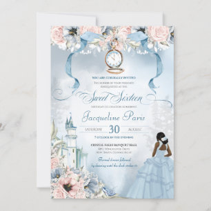 Sweet Sixteen Fairy Tale Princess Cinderella Theme Invitation