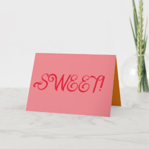 Sweet Sixteen Folded Greeting Card