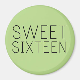 Sweet Sixteen Gift/Favour Magnet