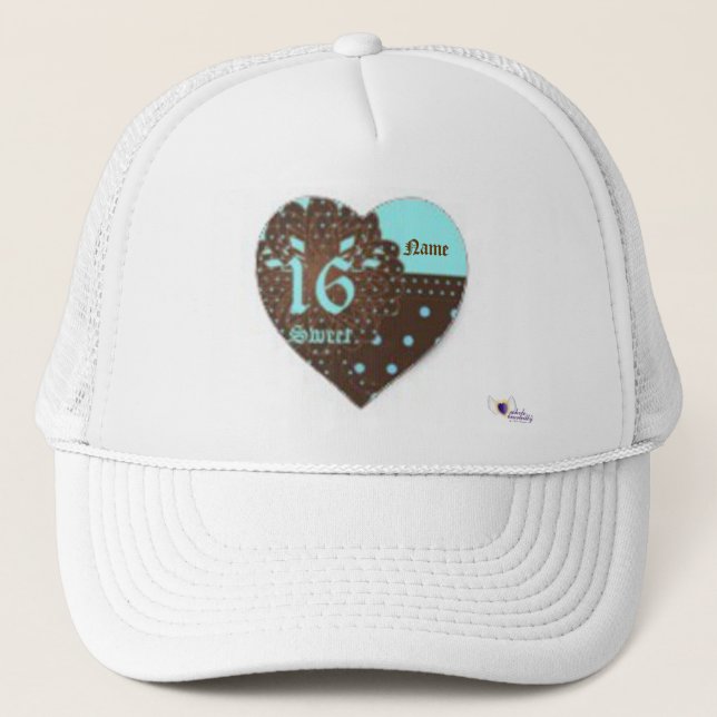 Sweet Sixteen Gifted Cap -Customise (Front)