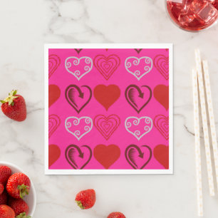 Sweet Sixteen Hearts & Love Napkins
