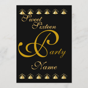 Sweet Sixteen Party-Customise Invitation