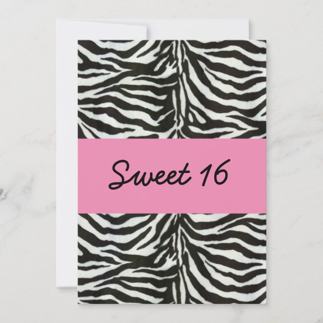 Sweet Sixteen party Invitation (Front)
