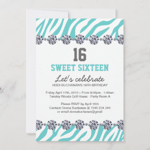 Sweet Sixteen Party Invitation