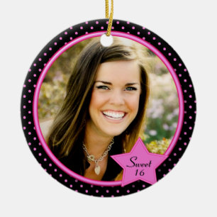 Sweet Sixteen Photo Ornament