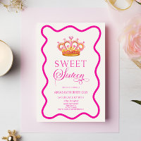 Sweet Sixteen Princess Crown 16th Birthday Party