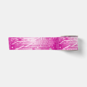 Sweet sixteen satin ribbon