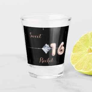Sweet sixteen shot glass