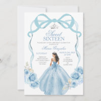 Sweet Sixteen Silver and Baby Blue Birthday 