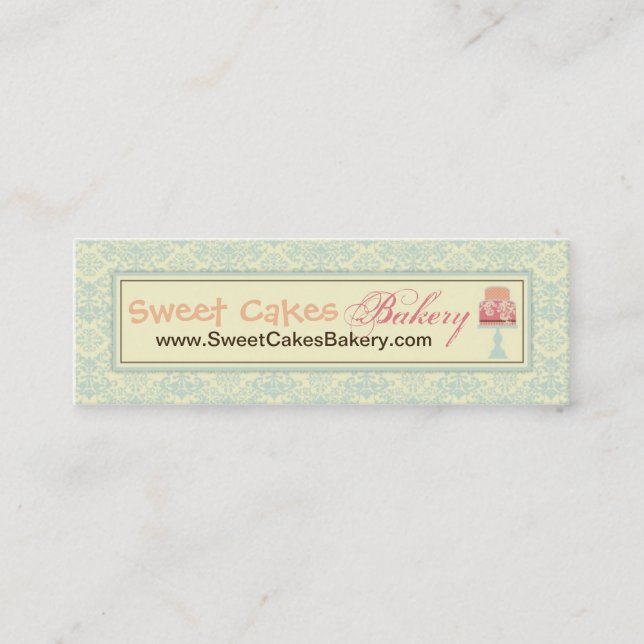 Sweet Sixteen Skinny Business Card (Front)