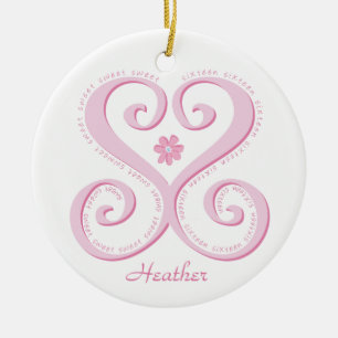 Sweet Sixteen SS Personalised Ornament