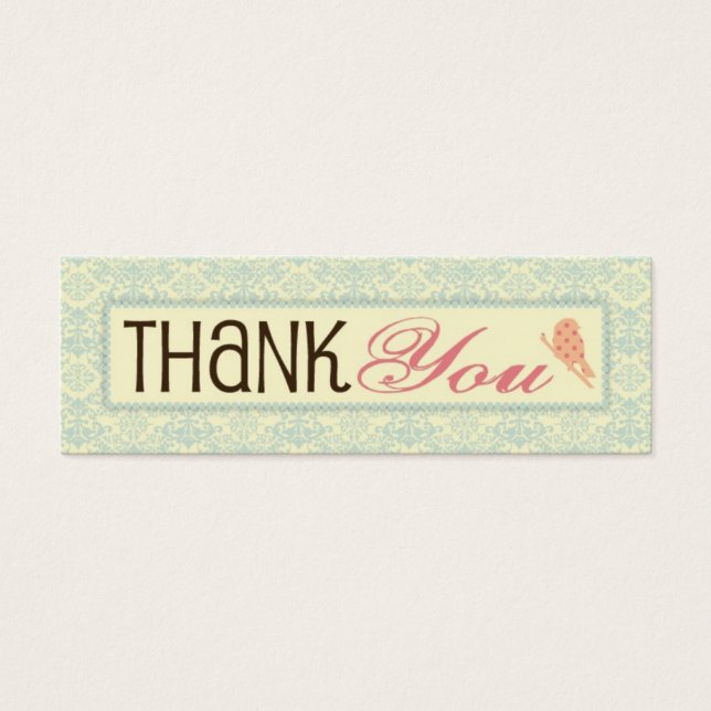 Sweet Sixteen TY Skinny Gift Tag (Front)