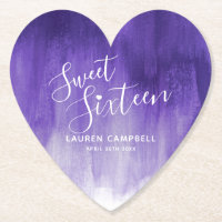 Sweet sixteen ultraviolet modern art wash