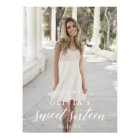 Sweet Sixteen Welcome Sign Poster with Photo