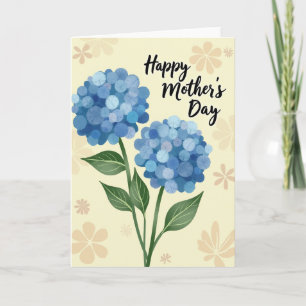 Sweet Sky Blue Mothers Day Card
