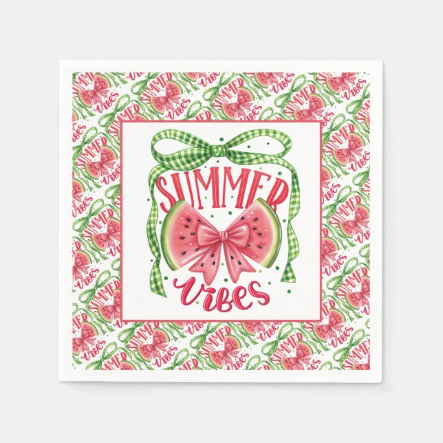 Sweet Slice of Summer Napkin (Front)