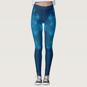 SWEET SLIMMING ~ Puffy Blues Leggings