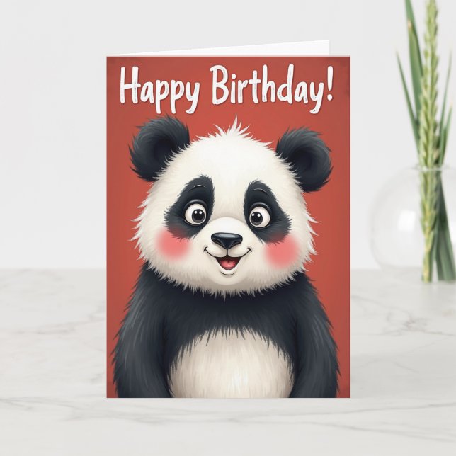 Sweet Smiling Birthday Card (Front)