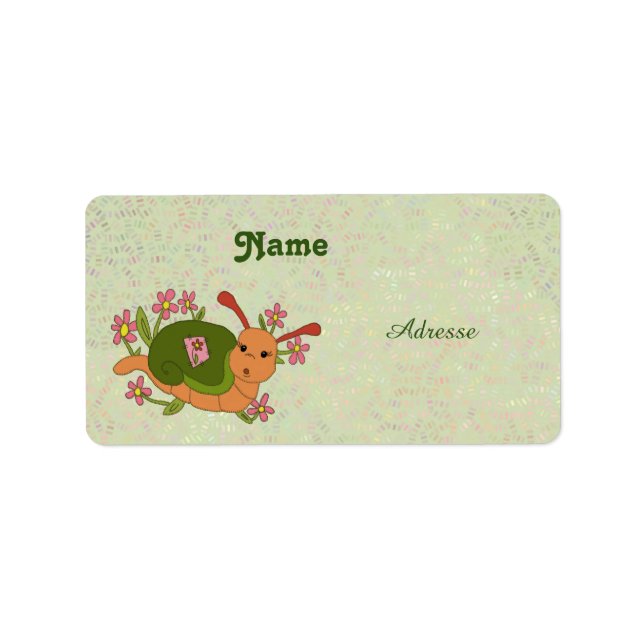 sweet snail label (Front)