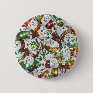 Sweet Snowmen button