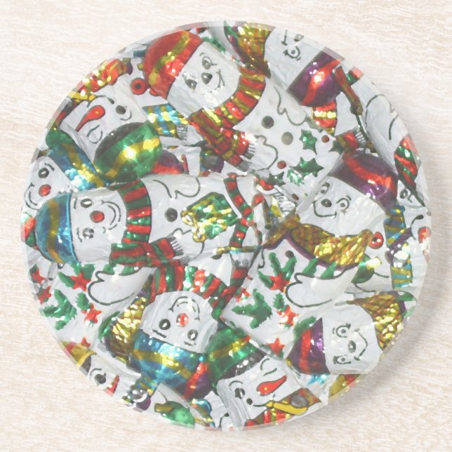 Sweet Snowmen coaster (Front)