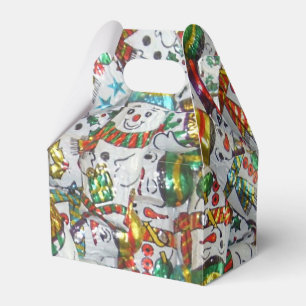 Sweet Snowmen favour box gable