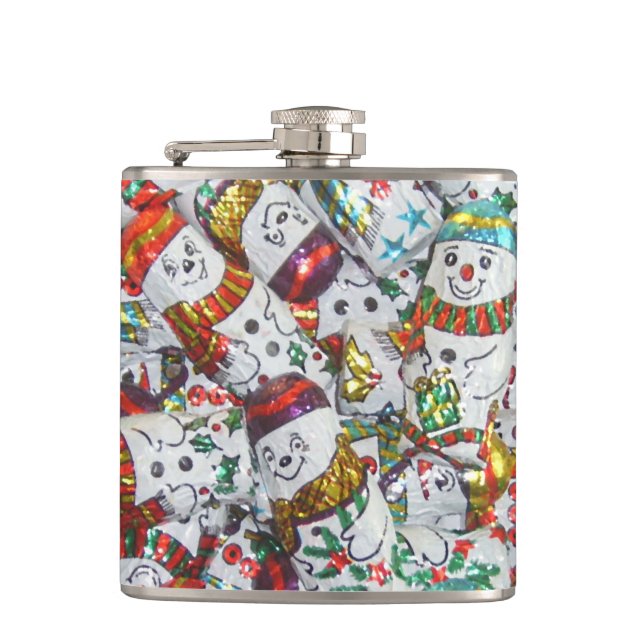 Sweet Snowmen flask (Front)